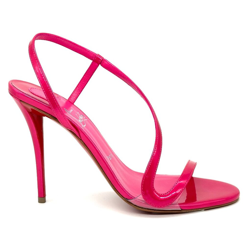Christian Louboutin Pink Strappy Sandals - Picture 11 of 16